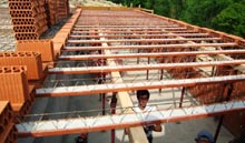 izgradnja zidova blokovima